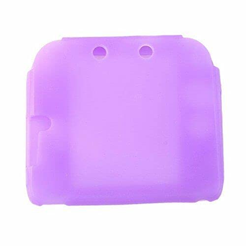 Protective Soft Silicone Rubber Gel Skin Case Cover for 2DS Controller (Purple) - color: Purple