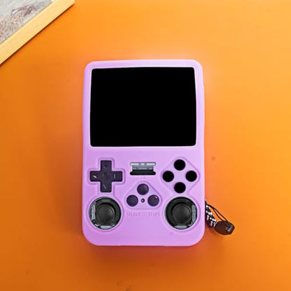 Protector Covers Scratchproof Silicone Shell for R36S Game Console Skin Sleeve Gamepad Housing Game Accessory - color: Black