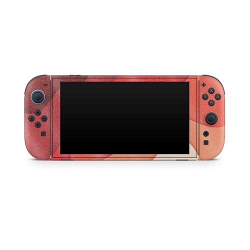 Glossy Glitter Gaming Skin Compatible with Nintendo Switch 2 Console Only - Papercraft Red - Premium 3M Vinyl Protective Wrap Decal Cover - Easy to Apply | Crafted in The USA by MightySkins - color: Papercraft Red, size: Switch 2 Console Skin Only, style: