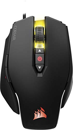 CORSAIR M65 Pro RGB - FPS Gaming Mouse - 12,000 DPI Optical Sensor - Adjustable DPI Sniper Button - Tunable Weights - Black
