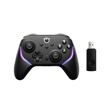 NYXI Imperial PC Gaming Controller with Adjustable Tension TMR Joysticks, Interchangeable Buttons for PC/Switch Layouts, 1000Hz Polling Rate, Dual-Mode Triggers, 1200mAh Battery & Dock - for PC/Switch/Android/TV