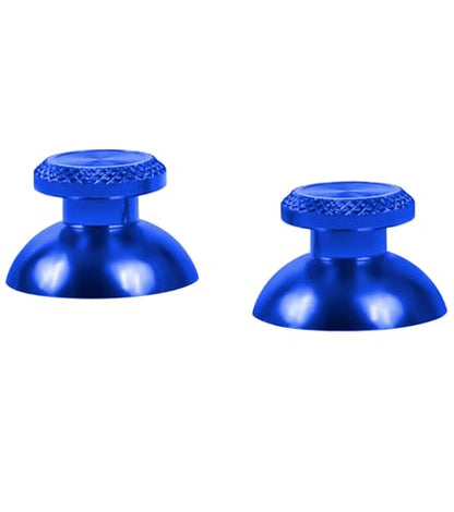 Ceozon Replacement Metal Thumb Grips Accessories for Ps5 Controller Thumbsticks Swap Joysticks Repair Kit (Blue)