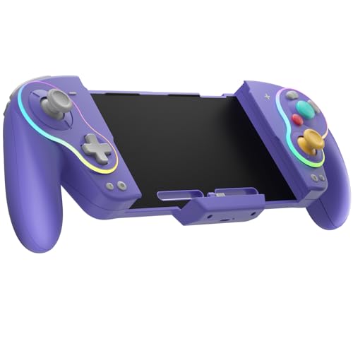 QRD Stellar V3 Handheld Controller for Switch,Switch OLED,Hall Effect Joystick,Mechanical/Macro Back Buttons,Rumble, Motion Sensing