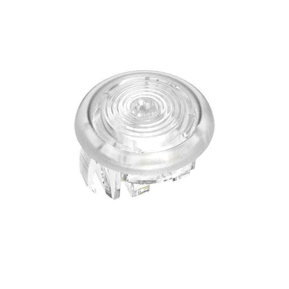 （10PCS CLEAR) 24MM clear Mechanical arcade punk buttons with cherry MX speed silver switches replacement for different arcade fighting stick controller box