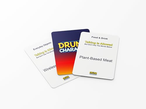 Drunk Charades – Hilarious Adult Drinking Game for Parties - Fun Word Guessing Game for Adults, Perfect for Game Nights, Birthdays, and Get-Togethers