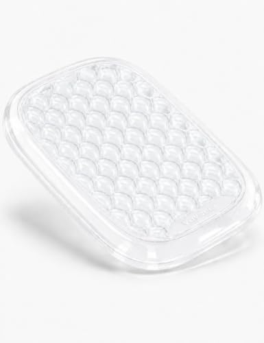 【Upgraded Larger and Thicker】 Vaydeer Clear Gel Elbow Rest Pad 1pc, Desk Wrist Rest, Ergonomic Mouse Cushion Support, Armrest for Computer Laptop Working Typing Gaming Office - color: Crystal Clear, size: Medium