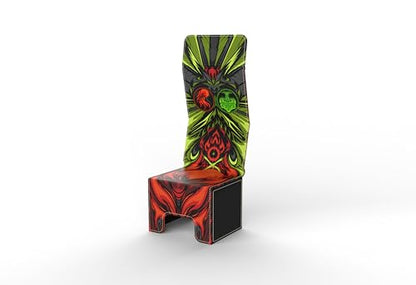 Vault- TCG/MTG 100+ Card Color Combo Deck Box (Green/Red) - color: Red/Green