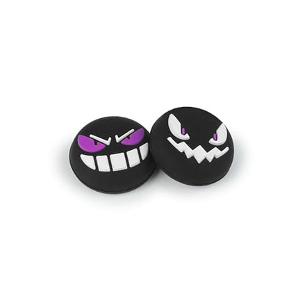 TIKOdirect Thumb Grip Caps for PS5, PS4, Switch 2 Pro, Soft Silicone Thumb Grips, Thumb Joystick Cap for ps5/ps4 Controller, 4 psc/ 2 Pairs, Black - color: Black