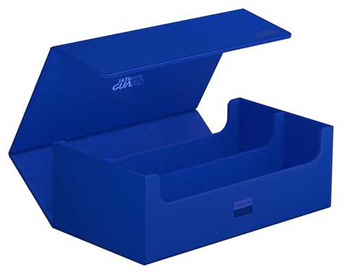 Ultimate Guard Arkhive 800+, Deck Case for 800 Double-Sleeved TCG Cards, Blue, Compatible with Boulders, Magnetic Closure & Microfiber Inner Lining - color: Blue, size: 800+