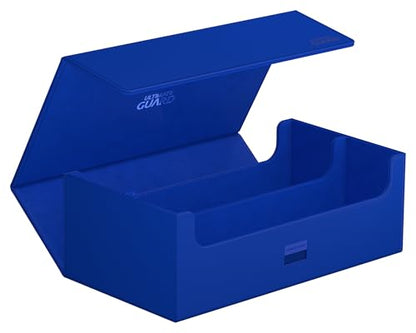 Ultimate Guard Arkhive 800+, Deck Case for 800 Double-Sleeved TCG Cards, Blue, Compatible with Boulders, Magnetic Closure & Microfiber Inner Lining - color: Blue, size: 800+