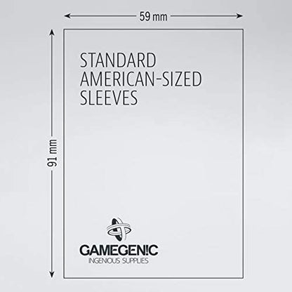 5 Packs Gamegenic Matte Board Game Sleeves 50ct Standard American Size Card Sleeves Value Bundle!
