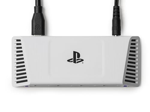 PowerA 4-Port USB 5Gbps Hub for PlayStation®5, USB 3.2, AC Powered, Weighted Base, Officially Licensed - style: USB Hub