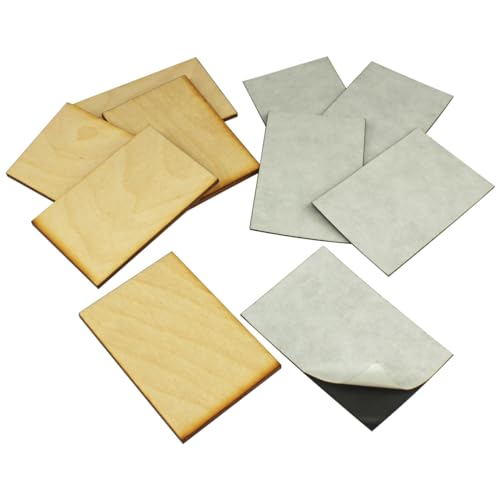 LITKO Ready Base Kit | Compatible with The Old World | 50x75mm Monster | Twenty 3mm plywood bases + magnets | Magnetize minis for storage & steel trays | Infantry - style: 50x75mm Rectangular