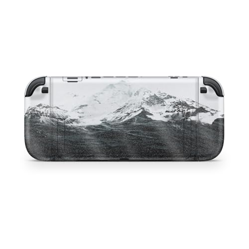 Glossy Glitter Gaming Skin Compatible with Nintendo Switch 2 Console Only - Mountain Waves - Premium 3M Vinyl Protective Wrap Decal Cover - Easy to Apply | Crafted in The USA by MightySkins - color: Mountain Waves, size: Switch 2 Console Skin Only, style:
