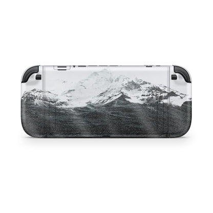 Glossy Glitter Gaming Skin Compatible with Nintendo Switch 2 Console Only - Mountain Waves - Premium 3M Vinyl Protective Wrap Decal Cover - Easy to Apply | Crafted in The USA by MightySkins - color: Mountain Waves, size: Switch 2 Console Skin Only, style: