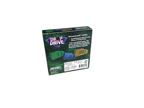 Space Coins Booster Pack | Upgrade Accessory Pack for Drop Drive Board Game by Phase Shift Games