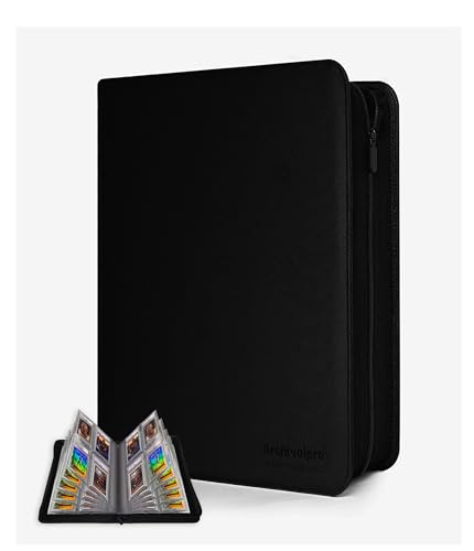 4 Pocket Graded Card Binder - Holds 40 PSA/SGC/BGS Slabs, Premium Archival Quality Display Album for Trading Card Collectors (Black) - color: Black, size: Holds 40 Slabs
