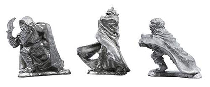 IRON WIND METALS 3 Piece 3-Stage Human Assassin Set - 100% Lead-Free Pewter - Classic Fantasy Miniatures for 28mm Table Top Games - Made in USA - RAL Partha Miniatures