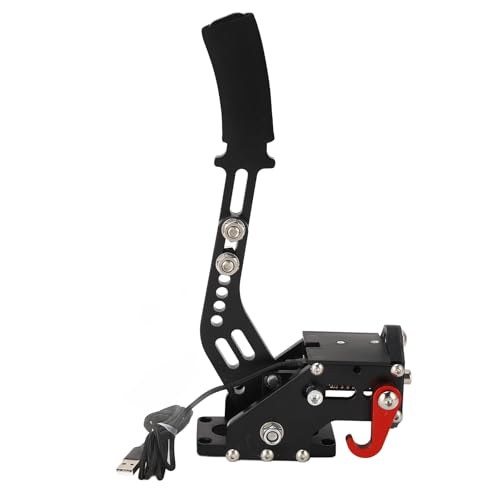 Fockety USB Handbrake for PC, Professional 14Bit Dirt Rally Racing Handbrake, Plug and Play, Universal Gaming Peripherals for Sim Racing Game, for Windows, for Logitech: G27 G25 G29 T500 T300