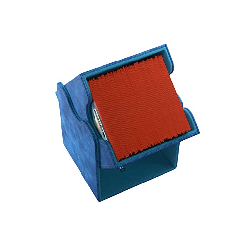 GameGenic Deck Box – Squire XL Blue 100CT – Durable and Sturdy TCG, OCG, CCG Card Storage – Compatible with Pokemon, Yugioh, Commander, and MTG Magic: The Gathering Cards - color: Blue