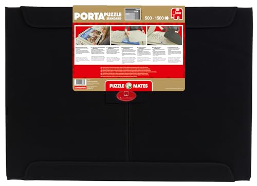 Jumbo, Puzzle Mates, Portapuzzle - Standard 1,500 Piece Jigsaw Storage Board Case, Jigsaw Puzzle Accessories, Puzzle Storage