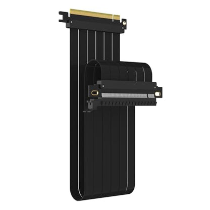 GLOTRENDS 600mm PCIe 3.0 X16 Riser Cable for Low-end PCIe 3.0 GPUs, Such as GeForce RTX 20/GTX 16/GTX 10 Series and AMD Radeon RX5000/VII/RX Vega/R9 Fury Series, etc - size: 600mm, style: 180 Degree Straight Angle