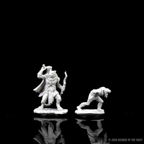 D&D Nolzur's Marvelous Miniatures - Wererat & Weretiger
