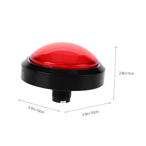 PRETYZOOM LED Game Machine Push Button Replacement Switch Dome Shaped Lighted Button for Vending and Arcade Games Design for Low Light Use Versatile Game