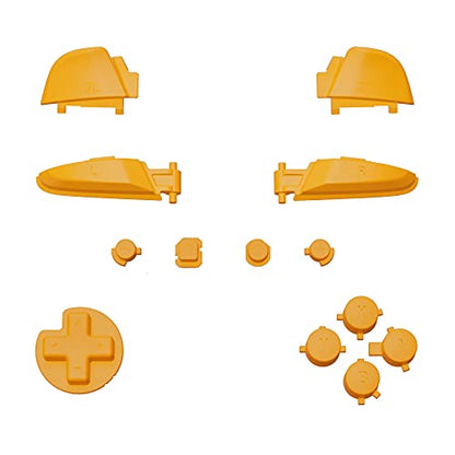 eXtremeRate Caution Yellow Repair ABXY D-pad ZR ZL L R Keys for Nintendo Switch Pro Controller, DIY Replacement Full Set Buttons with Tools for Nintendo Switch Pro Controller - Controller NOT Included - color: Caution Yellow