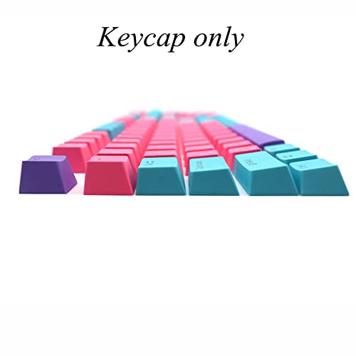 61 PBT Game keycap, 60% Backlight with Key Puller OEM Configuration American Layout, 87/104 Mechanical Keyboard (no Keyboard) (Ahris) - color: Ahris