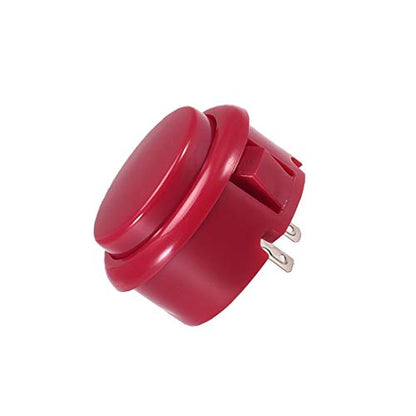 uxcell 30mm Mounting Hole Momentary Game Push Button Switch for Arcade Video Games Red 10pcs - color: 32