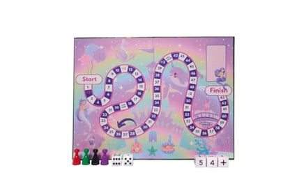 Rolling Race – Math Board Game for Kids Ages 4+, Fun Addition & Subtraction Learning Game