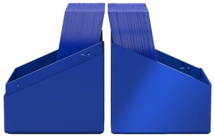 Ultimate Guard Boulder Solid 100+, Deck Case for 100 Double-Sleeved TCG Cards, Blue, Secure & Durable Storage for Trading Card Games, No Transparency - color: Blue