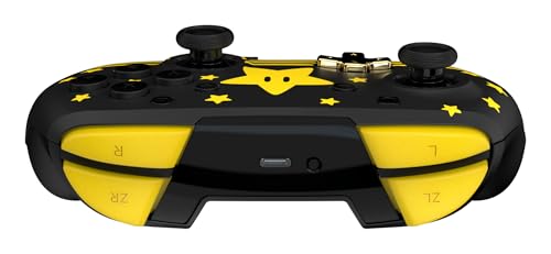 Turtle Beach Rematch Wireless Controller Super Mario Star Nintendo Switch 2 | Nintendo Switch Lite, OLED, Glow-in-the-Dark Design, Rechargeable 40-Hr Battery, 2 Mappable Back Buttons, Super Mario Star - color: Super Mario Star