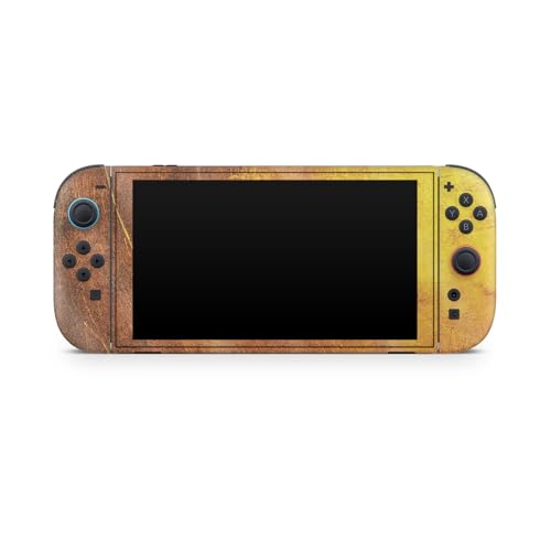 Glossy Glitter Gaming Skin Compatible with Nintendo Switch 2 Console Only - Textured Gold - Premium 3M Vinyl Protective Wrap Decal Cover - Easy to Apply | Crafted in The USA by MightySkins - color: Textured Gold, size: Switch 2 Console Skin Only, style: G