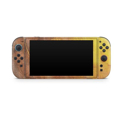 Glossy Glitter Gaming Skin Compatible with Nintendo Switch 2 Console Only - Textured Gold - Premium 3M Vinyl Protective Wrap Decal Cover - Easy to Apply | Crafted in The USA by MightySkins - color: Textured Gold, size: Switch 2 Console Skin Only, style: G