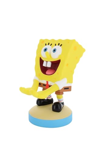 Cableguys Spongebob Squarepants Controller Holder & Phone Stand - Gaming Setup Accessories for Desk and Game Room, Controller Stand Compatible with Xbox, PlayStation & Most Standard Game Controllers
