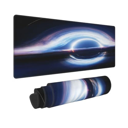 Gaming Mouse Pad, Interstellar Black Hole Mouse Pad 11.8x23.6 Inch Large Extended Computer Mouse Mat Keyboard Full Desk Mousepad for Gaming, Office, Home - color: Style-9, size: 11.8 x23.6-Inch