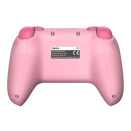8BitDo Ultimate 2C Bluetooth Controller for Switch/Switch 2, Wireless Controller with 6-Axis Motion Control, Rumble Vibration, Refined D-Pad and Bumpers, and Hall Effect Joysticks (Pink) - color: Pink, style: Ultimate 2C