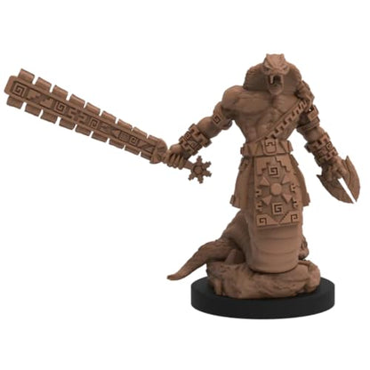 Epic Encounters: Chamber of The Serpent Folk - RPG Fantasy Roleplaying Tabletop Game with 20 Detailed Miniatures, Double-Sided Game Mat, & Game Master Adventure Book with Monster Stats, 5E Compatible | Includes 20 Unpainted Serpent Folk Miniatures, Double