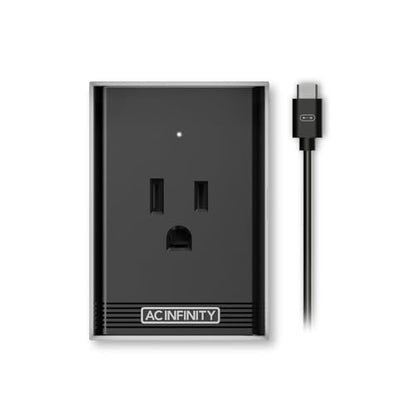 AC Infinity UIS Control Plug, Outlet Adapter to Connect UIS Smart Controllers to Outlet Devices
