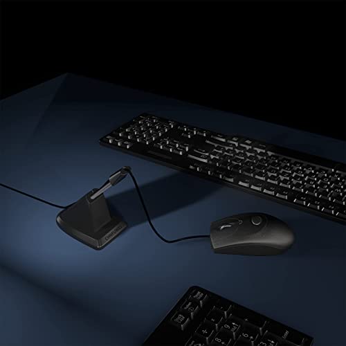 Gaming Mouse Bungee Mouse Wire Holder Flexible Adjustable Spring Heavy Non-Slip Rubber Feet Pc Mouse Cable Stand Esports Game Mouse Management Fixer for All Regular Corded Mouse