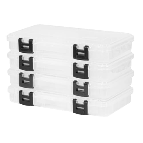 Plano ProLatch 3650 Stowaway Tackle Box | 4-Pack, Clear - size: 3650, style: Old Model