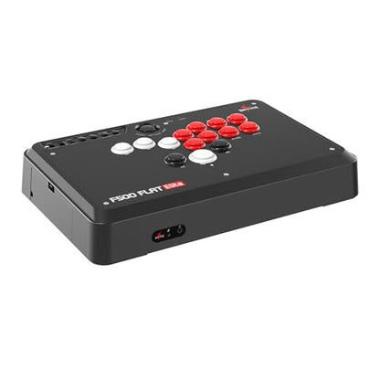 MAYFLASH F500 FLAT Elite Fight Stick All Button Arcade Leverless Controller with Sanwa OBSF buttons for PS4, PC, Xbox Series S/X, Switch/Switch 2, Steam Deck, macOS, Android, Raspberry Pi and more