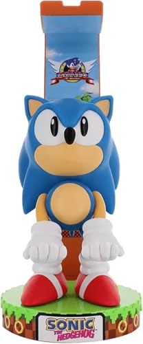 Exquisite Gaming Sonic Deluxe Light Up Headphone Stand, Device Holder & Phone Stand with USB-C Cable