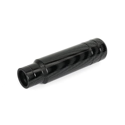 BARTOO Aluminum Alloy Heavy Weighted Shifter Knob, 5" Auto Gear Shift Knob, Car Gear Lever Stick Shifter Handle,with 3 Threaded Adapters M8 M10 M12,Fit Most Automatic Manual Vehicle(Carbon Fiber) - color: Carbon Fiber