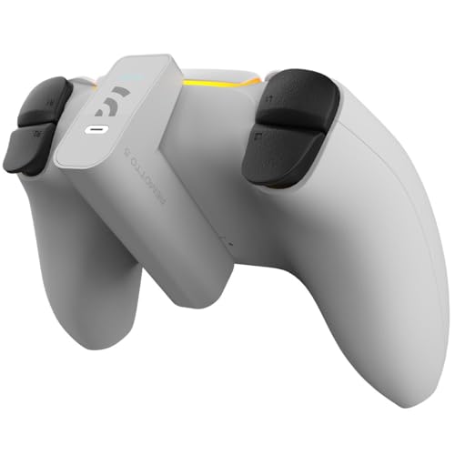 Remotto5 - Wireless Charger for PS5 Controller, Portable Battery for DualSense, Play While Charging, +12 Hours of Battery Life, PS5 Accessory