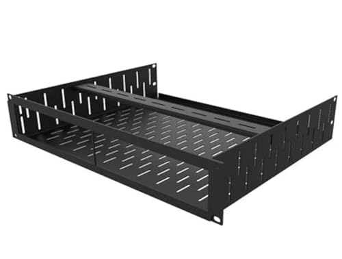 Penn Elcom Custom Media Rack Shelves Compatible with 2 x Sonos Amp Units - size: 2 x Sonos Amp Units