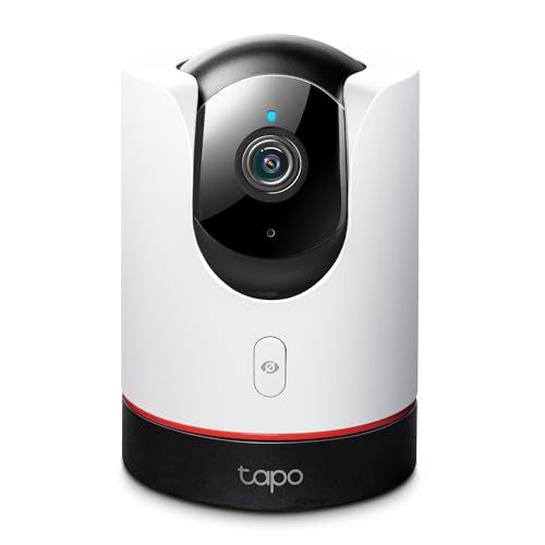 TP-Link Tapo 2K QHD Pan/Tilt Wi-Fi Camera | Apple HomeKit | Physical Privacy Mode | Color Night Vision | Motion Tracking | 2-Way Audio | Local/Cloud Storage | Works w/Alexa&Google Home | (Tapo C225) - style: 2K QHD, HomeKit Compatible