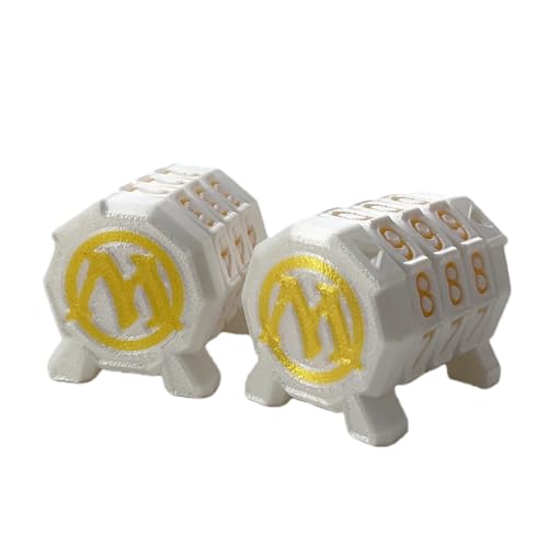 2 Pack Life Counter - HP Tracker with Tracking Card Slot MTG Tabletop RPG Dungeons and Dragons(2 Pack White+Gold) - color: White